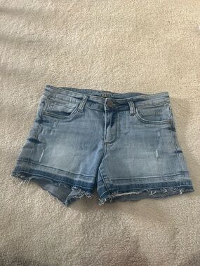 Kut from the Kloth Light Wash Denim Cutoff Shorts